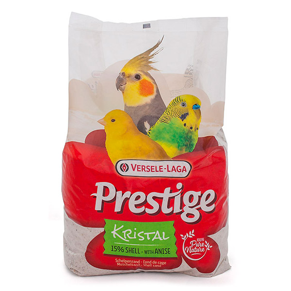 Versele-Laga Prestige Kristal ВЕРСЕЛЕ-ЛАГА ПРЕСТИЖ КРІСТАЛ пісок із морських мушель для птахів