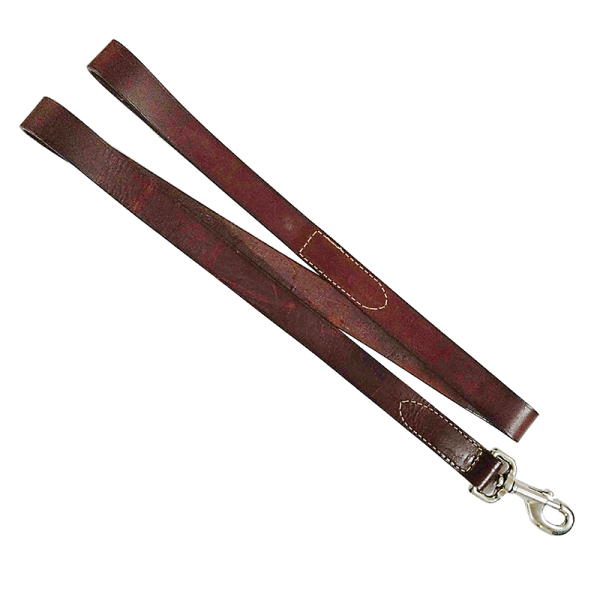 Coastal Circle-T Dog Leash КОСТАЛ СЕРКЛ-Т шкіряний повідець для собак, 2.5смХ1.2м