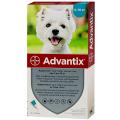 Bayer Advantix БАЙЕР Адвантікс краплі від бліх, кліщів, вошей для собак 4-10 кг, піпетка 1 мл