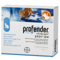 Bayer Profender Spot-On БАЙЄР ПРОФЕНДЕР антигельмінтик для котів вагою 2,5-5 кг, краплі 0,7 мл