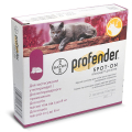 Bayer Profender Spot-On БАЙЄР ПРОФЕНДЕР антигельмінтик для котів вагою 5-8 кг, краплі 1,12 мл
