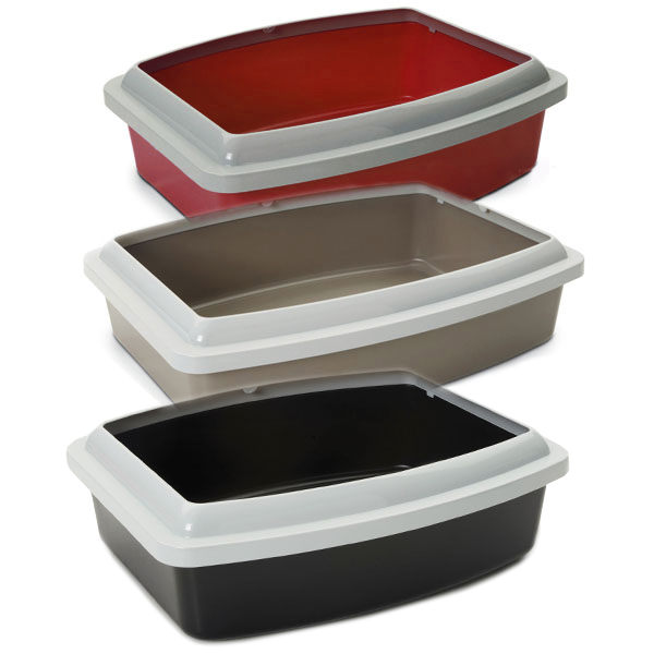 Savic Oval Tray+Rim САВІК ОВАЛ ТРЕЙ+РИМ туалет з бортиком для котів, 56х43х14см