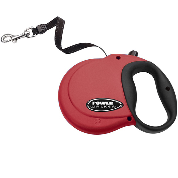Coastal Power Walker Retractable Leash КОСТАЛ рулетка-повідець для собак до 7.3кг, стрічка 3.6м