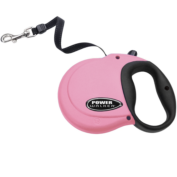 Coastal Power Walker Retractable Leash КОСТАЛ рулетка-повідець для собак до 7.3кг, стрічка 3.6м