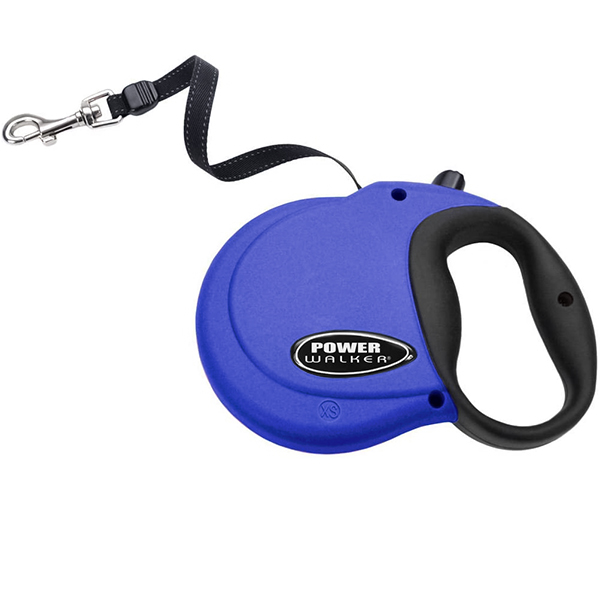 Coastal Power Walker Retractable Leash КОСТАЛ рулетка-повідець для собак до 7.3кг, стрічка 3.6м