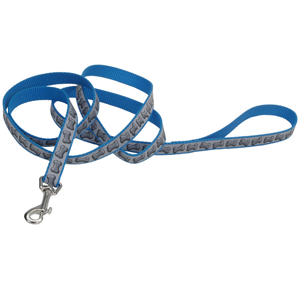 Coastal Lazer Brite Reflective Leash КОСТАЛ ЛАЗЕР БРАЙТ світловідбивний повідець для собак, 2.5смХ1.8м