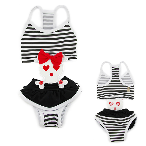 MonkeyDaze ЧЕРЕП (Skull bathing suit) купальний костюм, одяг для собак
