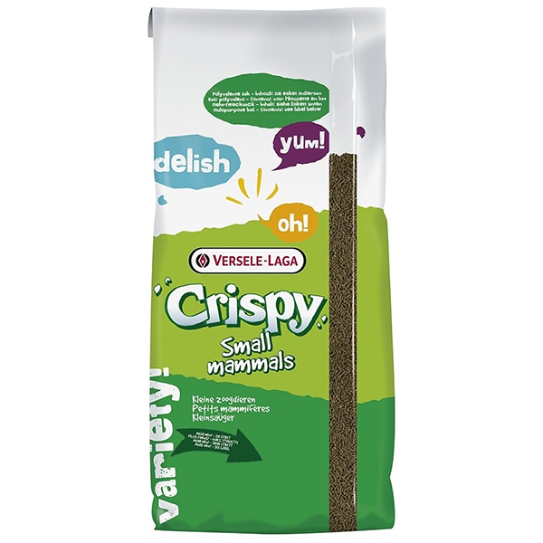 Versele-Laga Crispy Pellets Chinchillas & Degus КРИСПІ ШИНШИЛА ДЕГУ беззерновий корм для шиншил і дегу