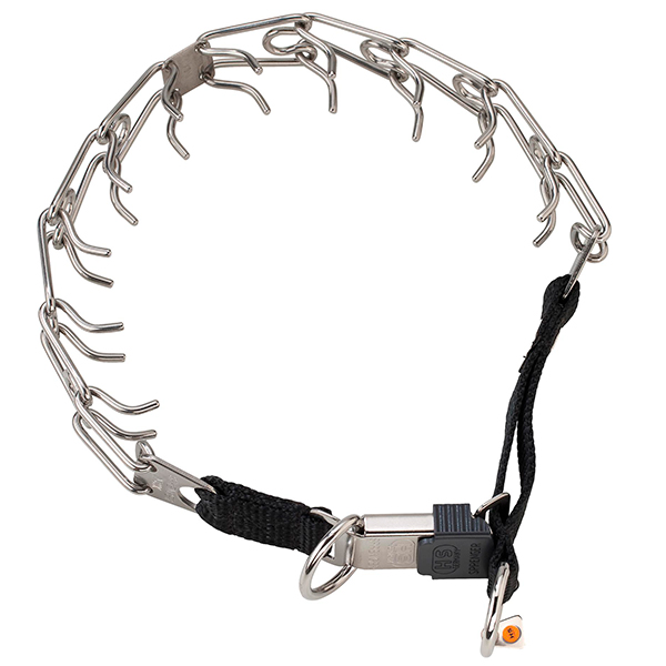 Sprenger Ultra-Plus Training Collar СПРЕНГЕР УЛЬТРА-ПЛЮС строгий подовжений нашийник для собак, замок ClicLock, нержавіюча сталь