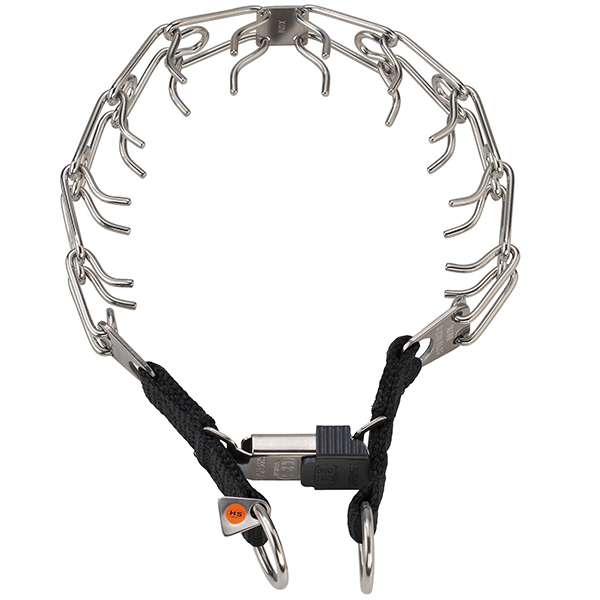 Sprenger Ultra-Plus Training Collar СПРЕНГЕР УЛЬТРА-ПЛЮС ПАРФОРС строгий нашийник для собак, 2 кільця і замок ClicLock, нержавіюча сталь