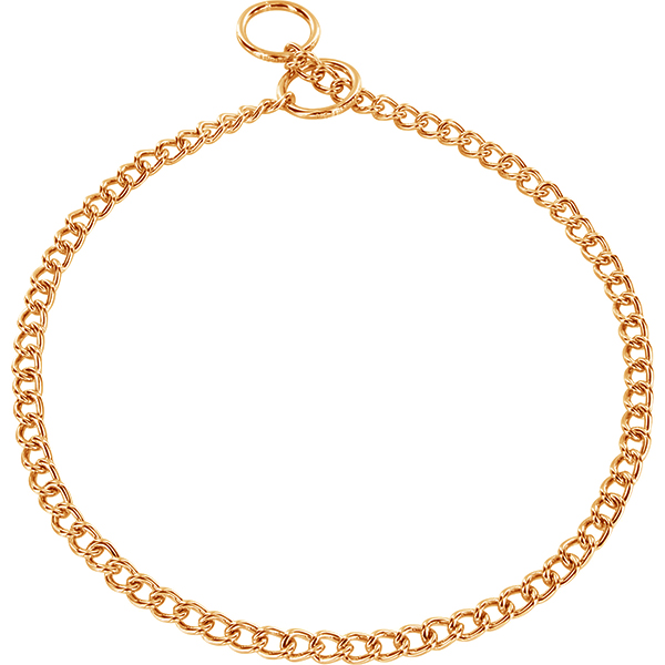 Sprenger Collar Round Link СПРЕНГЕР НАШИЙНИК для собак, кругла ланка 2мм, позолочена сталь