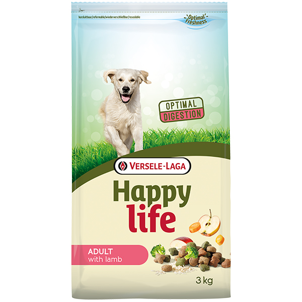 Happy Life Adult with Lamb ХЕППІ ЛАЙФ ЯГНЯ сухий преміум корм для собак середніх та великих порід