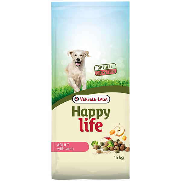 Happy Life Adult with Lamb ХЕППІ ЛАЙФ ЯГНЯ сухий преміум корм для собак середніх та великих порід