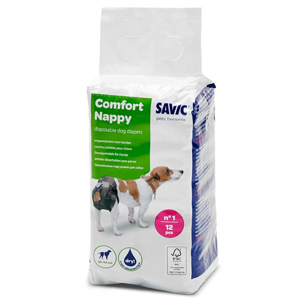 Savic Comfort Nappy САВІК КОМФОРТ НАППІ підгузки для собак