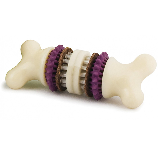PetSafe Busy Buddy Bristle Bone ПЕТСЕЙФ БІЗІ БАДДІ БРІСТЛ БОУН жувальна іграшка з ласощами для собак