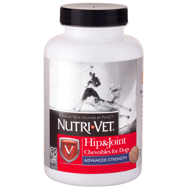 Nutri-Vet ЗВ’ЯЗКИ ТА СУГЛОБИ ЕДВАНСИД (Advanced) глюкозамін хондроітин МСМ для собак