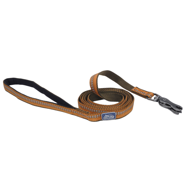 Coastal K9 Explorer Leash КОСТАЛ К9 ЕКСПЛОРЕР світловідбивний повідець для собак, 1.6смХ1.8м