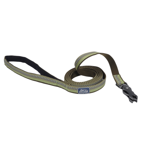 Coastal K9 Explorer Leash КОСТАЛ К9 ЕКСПЛОРЕР світловідбивний повідець для собак, 1.6смХ1.8м
