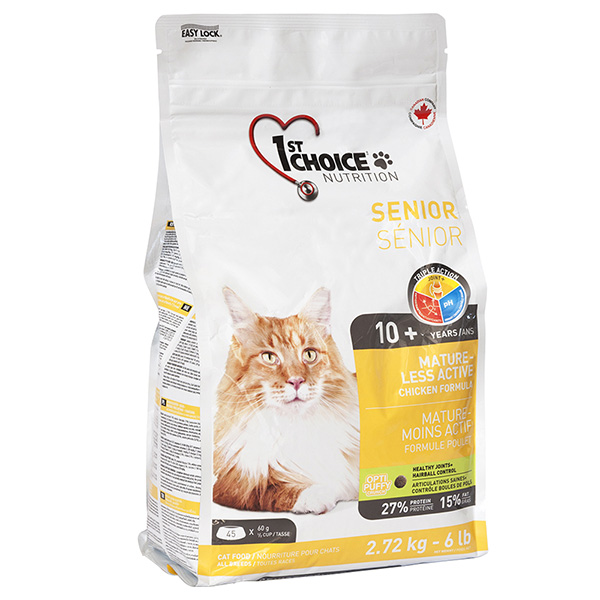 1st Choice Senior Mature Less Aktiv ФЕСТ ЧОЙС СЕНЬЙОР сухий суперпреміум корм для літніх або малоактивних котів