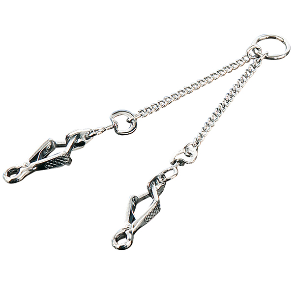 Sprenger Coupling Chain СПРЕНГЕР ПОВІДЕЦЬ-СПАРКА для 2-х собак, карабін-щипці, хромована сталь