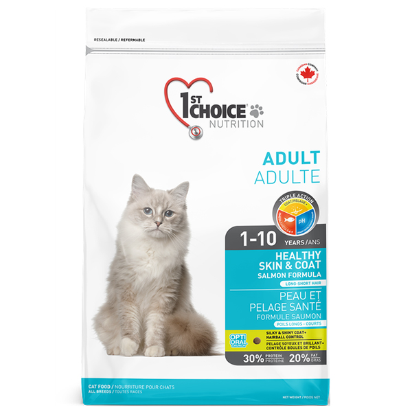 1st Choice Adult Healthy Skin&Coat ФЕСТ ЧОЙС ХЕЛЗІ ЛОСОСЬ сухий суперпреміум корм для котів