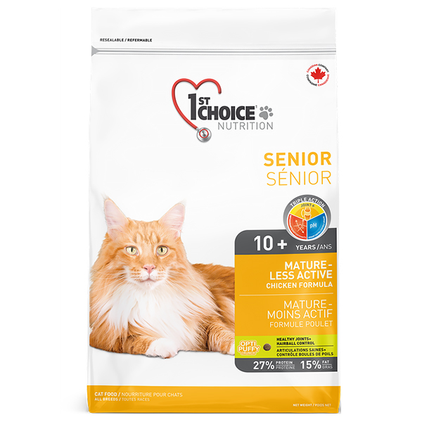 1st Choice Senior Mature Less Aktiv ФЕСТ ЧОЙС СЕНЬЙОР сухий суперпреміум корм для літніх або малоактивних котів