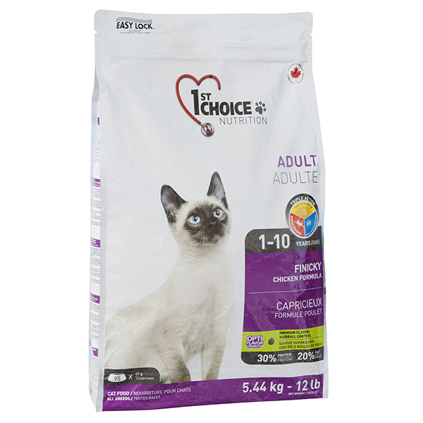 1st Choice Adult Finicky Chicken ФЕСТ ЧОЙС ФІНІКИ КУРКА сухий суперпреміум корм для котів вибагливих та активних