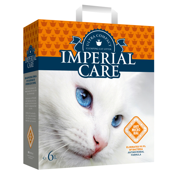 Imperial Care Silver Ions ІМПЕРІАЛ КЕА З ІОНАМИ СРІБЛА ультрагрудкувальний наповнювач для котячого туалету