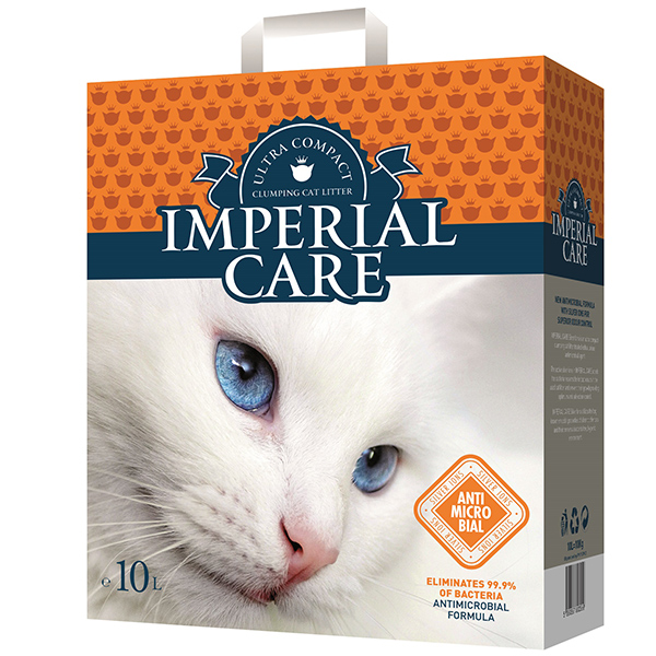 Imperial Care Silver Ions ІМПЕРІАЛ КЕА З ІОНАМИ СРІБЛА ультрагрудкувальний наповнювач для котячого туалету