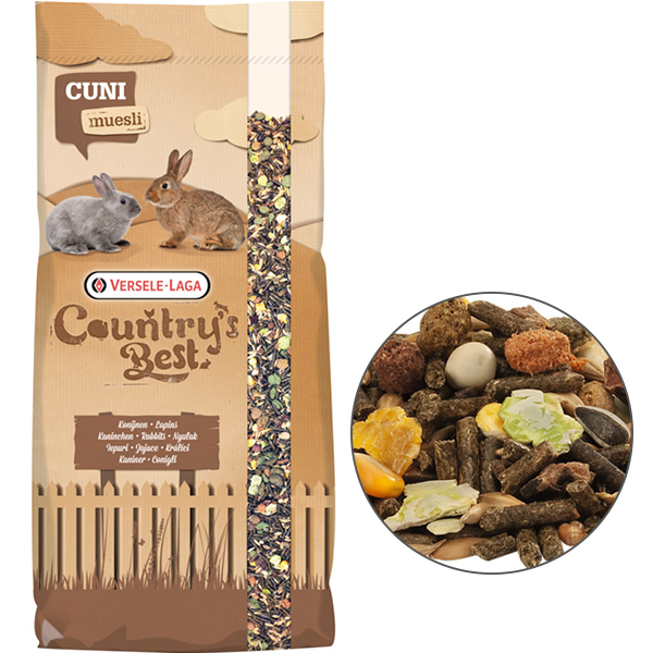 Versele-Laga Country`s Best Cuni Fit Muesli ВЕРСЕЛЕ-ЛАГА КУНІ ФІТ МЮСЛІ корм для кроликів