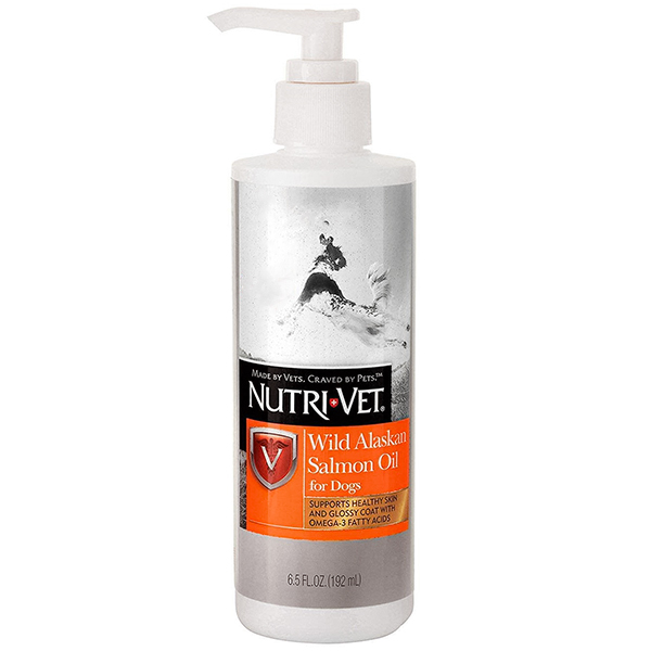 Nutri-Vet МАСЛО ДИКОГО ЛОСОСЯ (Salmon Oil) добавка для шерсті собак
