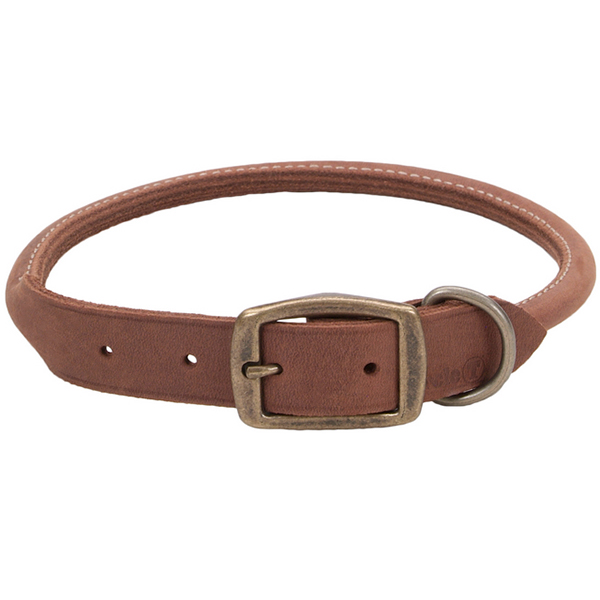 Coastal Circle-T Round Dog Collar КОСТАЛ СЕРКЛ-Т круглий шкіряний нашийник для собак, 1х40см