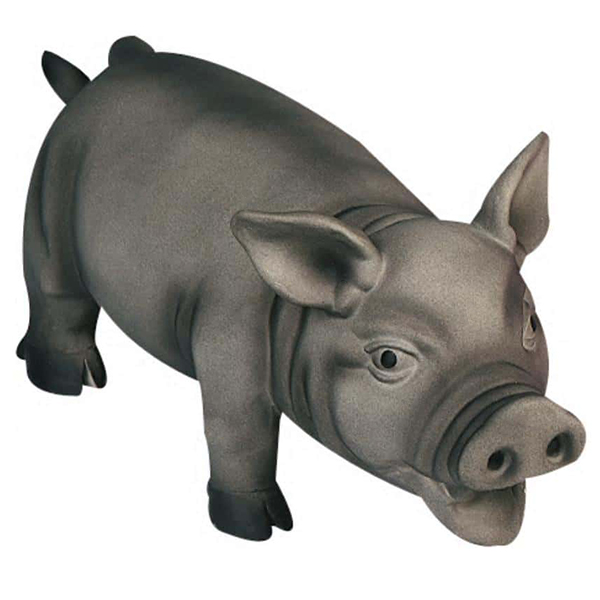 Flamingo Black Pig ФЛАМІНГО ПОРОСЯ ХРЮКАЮЧЕ ЧЕРНЕ латексна іграшка для собак