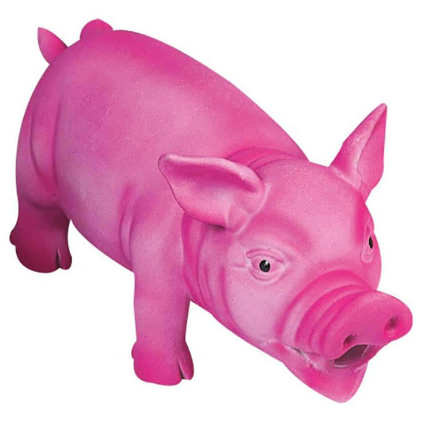 Flamingo Pink Pig ФЛАМІНГО ПОРОСЯ ХРЮКАЮЧЕ РОЖЕВЕ латексна іграшка для собак