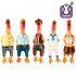 Flamingo Chicken Village People ФЛАМІНГО ЧІКЕН ВІЛЕДЖ латексна іграшка з пищалкою для собак
