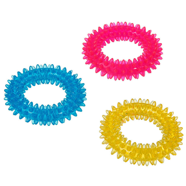 Flamingo Good4Fun Spike Ring ФЛАМІНГО ГУД ФО ФАН КІЛЬЦЕ З ШИПАМИ іграшка для собак, TPR-гума