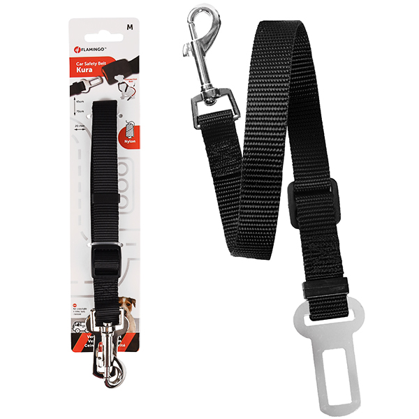Flamingo Car Safety Belt Kura ФЛАМІНГО КУРА з’єднувач автомобільного ременя безпеки для собак