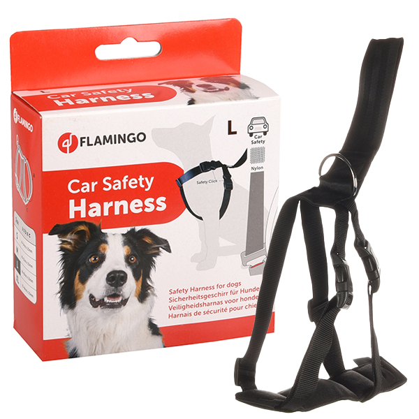 Flamingo Car Safety Harness ФЛАМІНГО СЕФТІ ХАРНЕСС шлея в автомобіль для собак