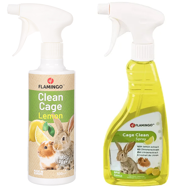 Flamingo Clean Spray Lemon ФЛАМІНГО КЛІН СПРЕЙ ЛИМОН для очищення кліток гризунів