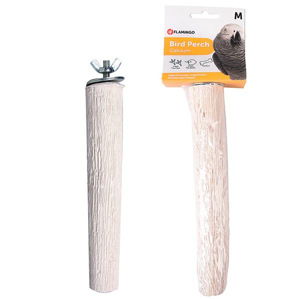 Flamingo Perch Calcium ФЛАМІНГО ЖЕРДОЧКА З КАЛЬЦІЄМ для гігієни дзьоба та кігтів птахів