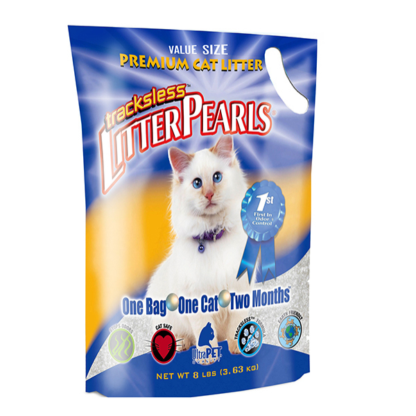 Litter Pearls TrackLess ЛІТТЕР ПЕРЛС ТРАКЛЕС кварцовий силікагелевий наповнювач для туалетів котів