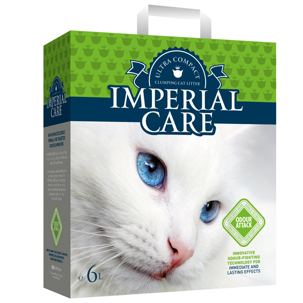 Imperial Care Odour Attack ІМПЕРІАЛ КЕА КОНТРОЛЬ ЗАПАХУ З АРОМАТОМ ЛІТНЬОГО САДУ ультрагрудкувальний наповнювач для котячого туалету