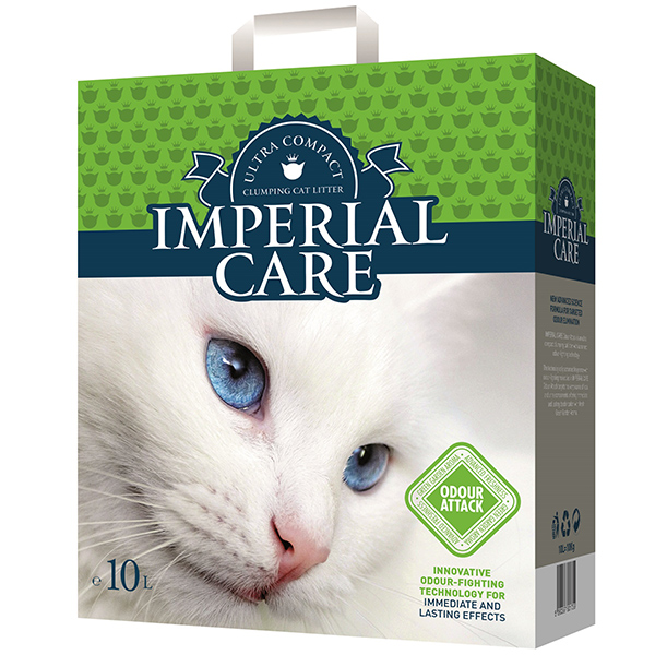 Imperial Care Odour Attack ІМПЕРІАЛ КЕА КОНТРОЛЬ ЗАПАХУ З АРОМАТОМ ЛІТНЬОГО САДУ ультрагрудкувальний наповнювач для котячого туалету