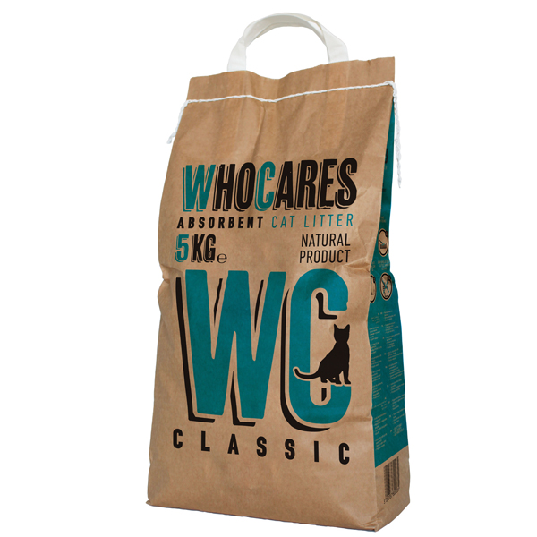 Who Cares WC Classic ВІСІ КЛАСІК поглинальний наповнювач для котячого туалету
