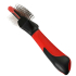 Flamingo Soft Slicker Brush 2in1 ФЛАМІНГО СЛІКЕР М’ЯКИЙ 2в1 пуходерка для собак малих та средніх порід
