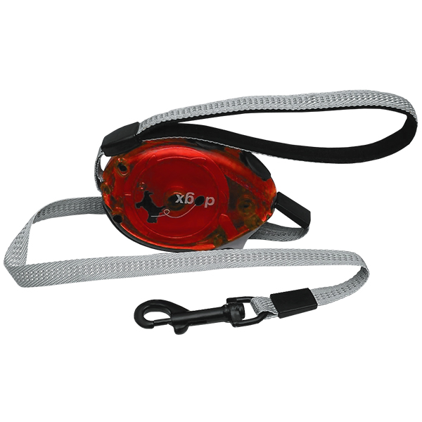 Flamingo Dogx2GO Belt Glassy L ФЛАМІНГО БЕЛТ ГЛАССІ повідець рулетка для собак до 35кг, світловідбивна стрічка 2м