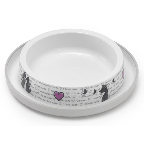Moderna Trendy Dinner Cats in Love МОДЕРНА ЗАКОХАНІ КОТИ миска для котів, 210мл