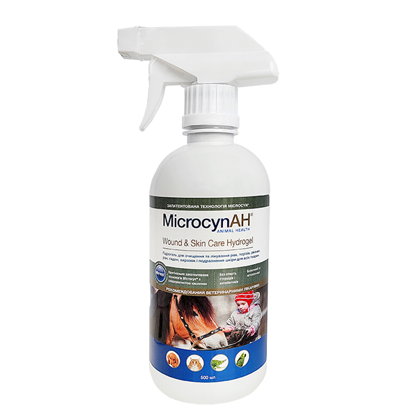 Microcyn Wound&Skin Care Hydrogel МІКРОЦИН гідрогель для обробки ран і догляду за шкірою всіх видів тварин