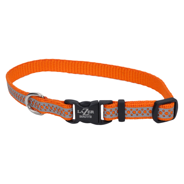 Coastal Lazer Brite Reflective Collar КОСТАЛ ЛАЗЕР БРАЙТ світловідбивний нашийник для собак, 1х20-30см