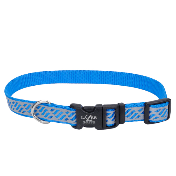 Coastal Lazer Brite Reflective Collar КОСТАЛ ЛАЗЕР БРАЙТ світловідбивний нашийник для собак, 1.6х30-46см